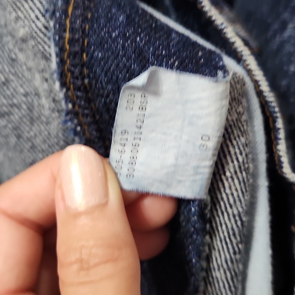 RARE!! Vintage Lee Riders Dark Acid Wash High Rise Tapered Leg Baggy "Mom" Jeans - Picture 9 of 14